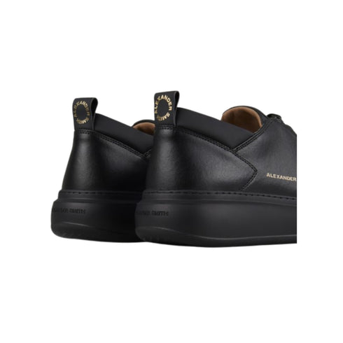 Sneakers Uomo Wembley, con tomaia in pelle liscia monocolore